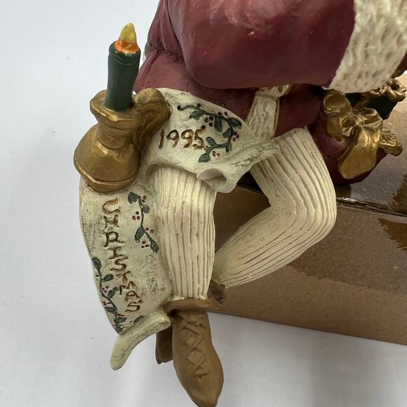 Shenandoah Keeper Christmas Shelf Sitters 1995 Holding Star & Lantern Post - Picture 11 of 14